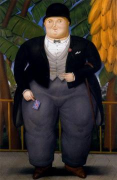 El embajador inglés Artwork by Fernando Botero