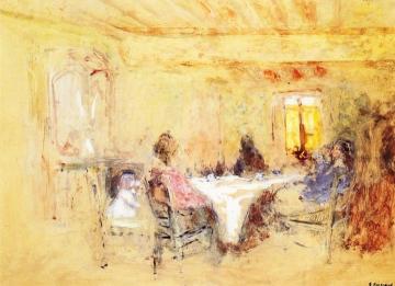 A Family Meal Artwork by Edouard Vuillard