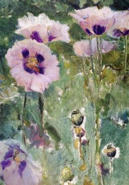 Poppies, Pavillon Colombe Artwork by Walter Gay