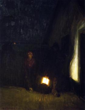 Night Artwork by Henry Ossawa Tanner