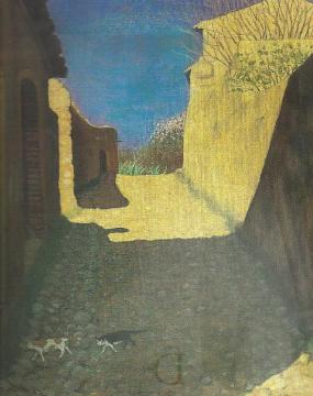 Deux Chats Passent Artwork by Felix Vallotton