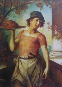 Cook With Roast Goose Artwork by Eduard Veith