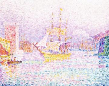 Port of Marseilles Artwork by Paul Signac