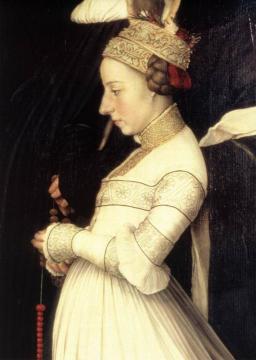 Darmstadt Madonna [detail] Artwork by Hans Holbein the Younger