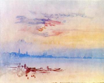 Venice, Looking East from the Guidecca: Sunrise Artwork by Joseph Mallord William Turner