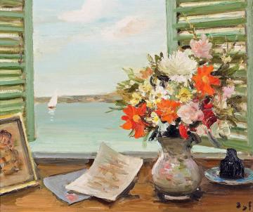 The Open Window Artwork by Marcel Dyf