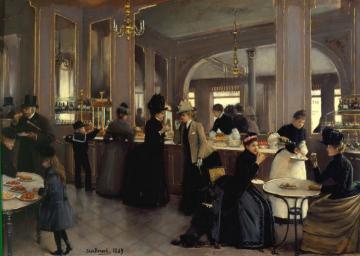 La Patisserie Gloppe Au Champs Elyssées Artwork by Jean Georges Beraud