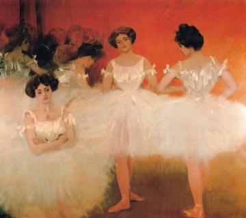 Ballet Corps Artwork by Ramon Casas i Carbó