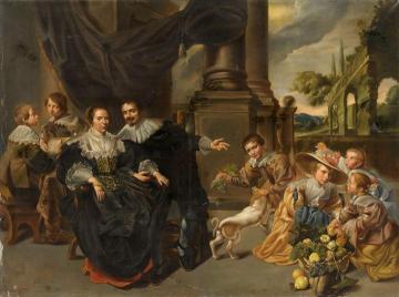 Family Portrait Artwork by Frans Hals