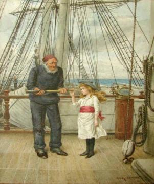 A View from the Ship's Bridge Artwork by George Goodwin Kilburne