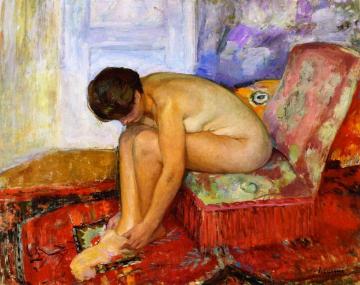 Seated Nude Woman Artwork by Henri Lebasque
