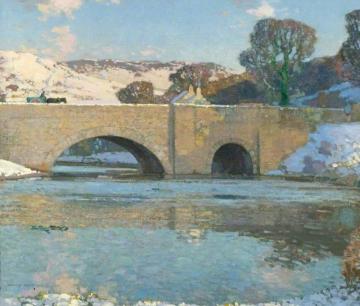 Calver Bridge, Derbyshire Artwork by Stanley Royle