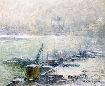 Le quai d'Henri IV Artwork by Gustave Loiseau