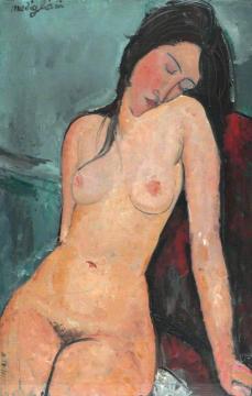 Female Nude Artwork by Amedeo Modigliani