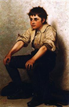 Shoeshine Boy Artwork by John George Brown