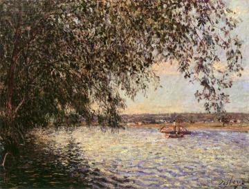 The Seine at Saint Mammes Artwork by Alfred Sisley