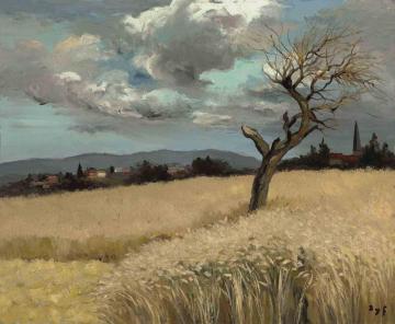 Wheat In Ile-de-france Artwork by Marcel Dyf