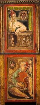 Commedia Dell'arte Scene Artwork by Duncan Grant