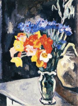 Vase Of Flowers Artwork by Louis Valtat