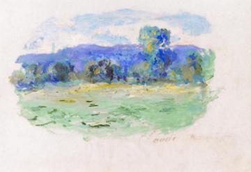 The Seine at Port-Villez Artwork by Claude Oscar Monet