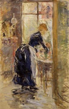 The Little Maid Servant Artwork by Berthe Morisot