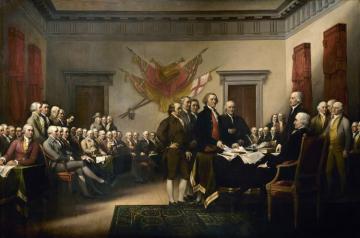 The Declaration Of Independence Artwork by John Trumbull