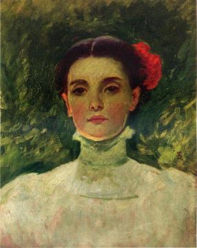 Portrait of Maggie Wilson Artwork by Frank Duveneck
