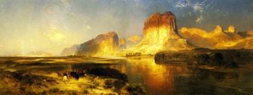 The Green River, Wyoming Artwork by Thomas Moran
