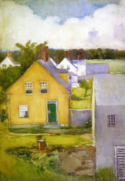 The Yellow House Artwork by Annie G. Sykes