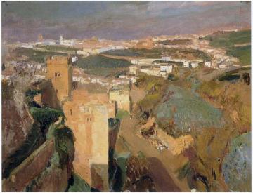 Tower of Seven, pont Alhambra, Granada Artwork by Joaquin Sorolla y Bastida