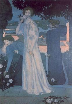 Portrait Of Yvonne Lerolle Artwork by Maurice Denis