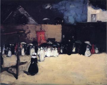 Fete Du Dieu - Concarneau Artwork by Robert Henri