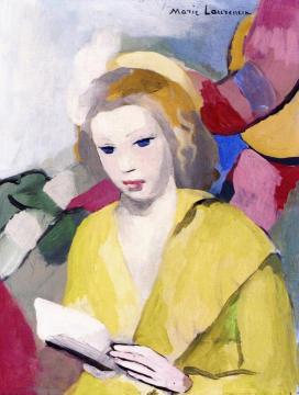 Reading Artwork by Marie Laurencin