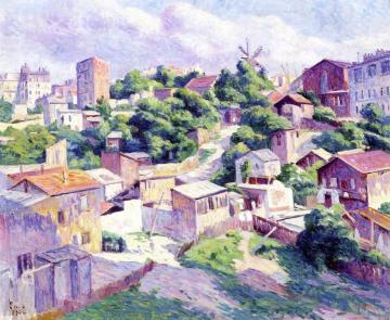 Le maquie, Montmartre Artwork by Maximilien Luce