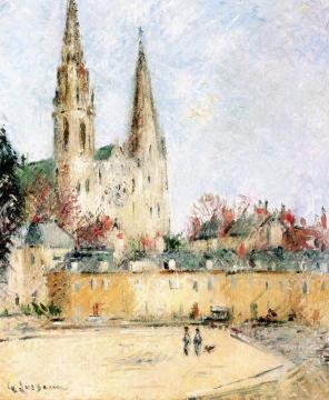 The Chartres Cathedral Artwork by Gustave Loiseau