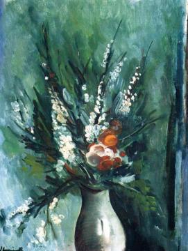 Vase Of Flowers Artwork by Maurice De Vlaminck