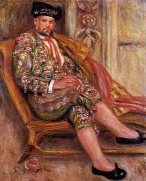 Ambroise Vollard Dressed As A Toreador Artwork by Pierre Auguste Renoir