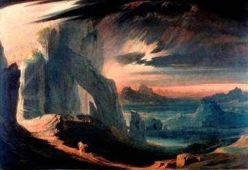 The Expulsion Of Adam And Eve From Paradise Artwork by John Martin