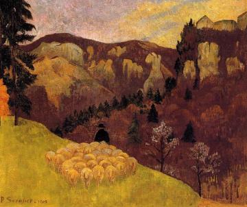 The Flock in the Black Forest Artwork by Paul Serusier