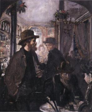 In The Pub Artwork by Sir William Orpen