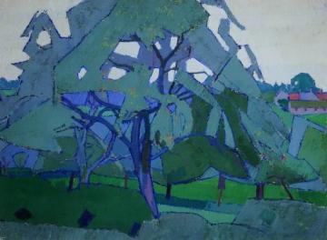 Orchard Artwork by Harold Gilman