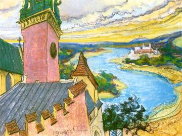 Bend Of The Vistula Artwork by Stanislaw Wyspianski