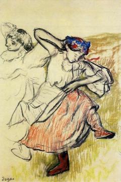 Russian Dancers Artwork by Edgar Degas