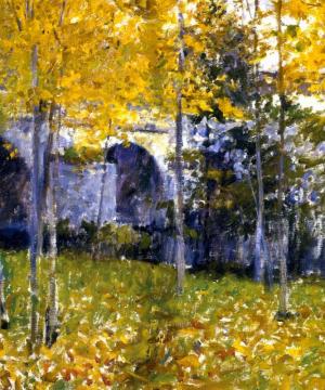 The Bridge At Grez Artwork by Robert Vonnoh