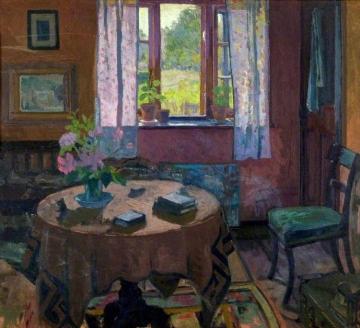 Old Cottage at Worth, Sussex Artwork by William Ratcliffe