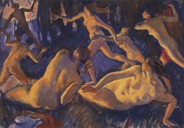 Diana And Actaeon Artwork by Zinaida Serebriakova