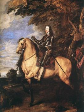 Charles I on Horseback Artwork by Anthony van Dyck