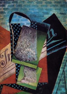 Still Life (dedicated To Andre Salmon) Artwork by Juan Gris