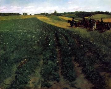 Potato Farm In Wessling Artwork by Wilhelm Trübner