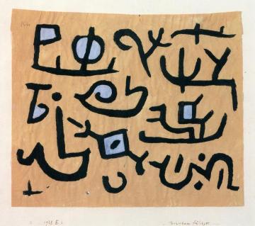 Schwimm Fähiges Artwork by Paul Klee